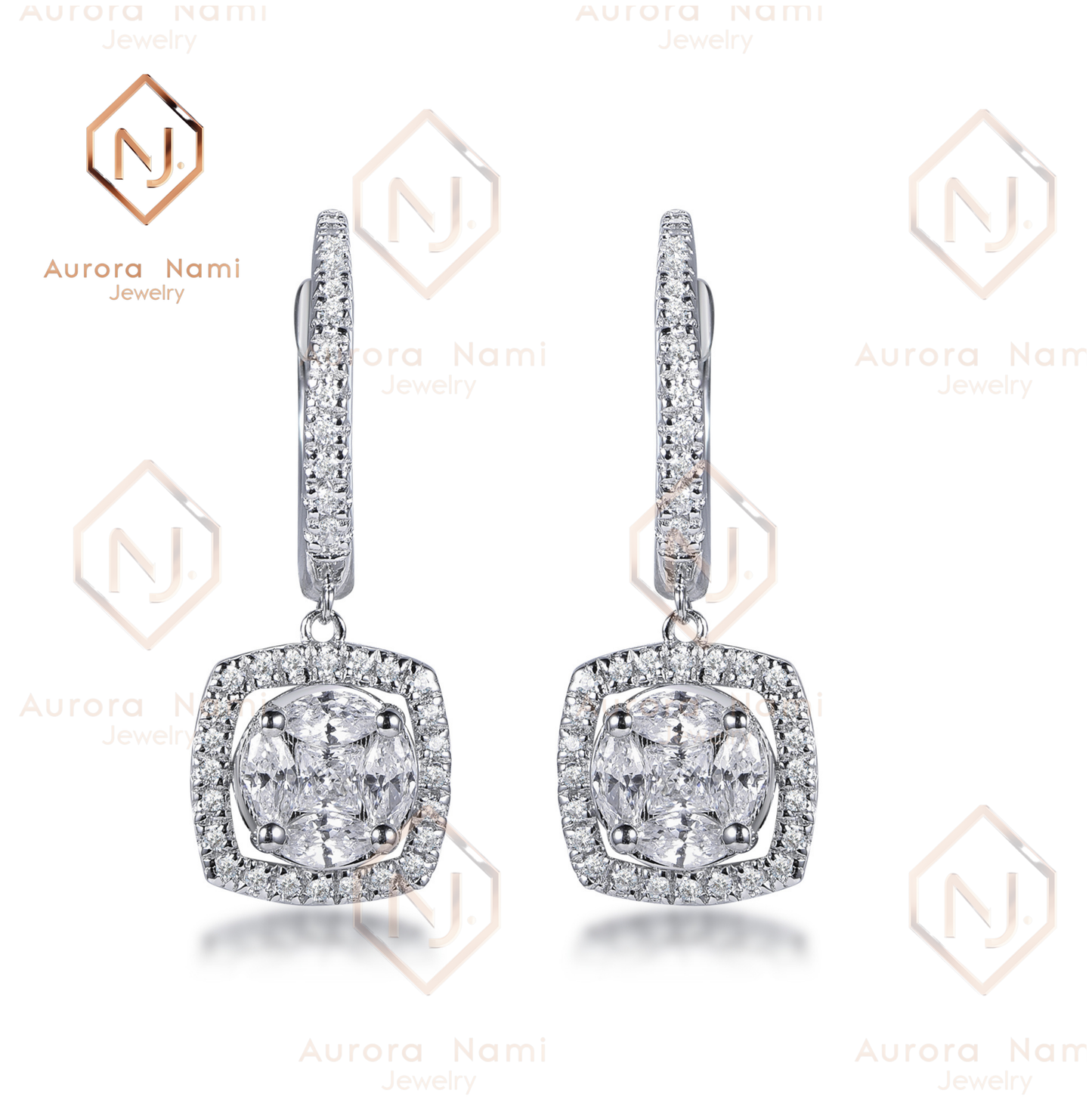 Gorgeous Moissanite Dangle & Drop Earring