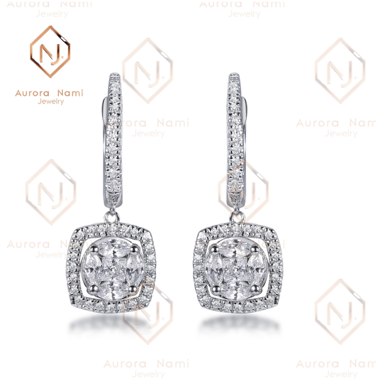 Gorgeous Moissanite Dangle & Drop Earring